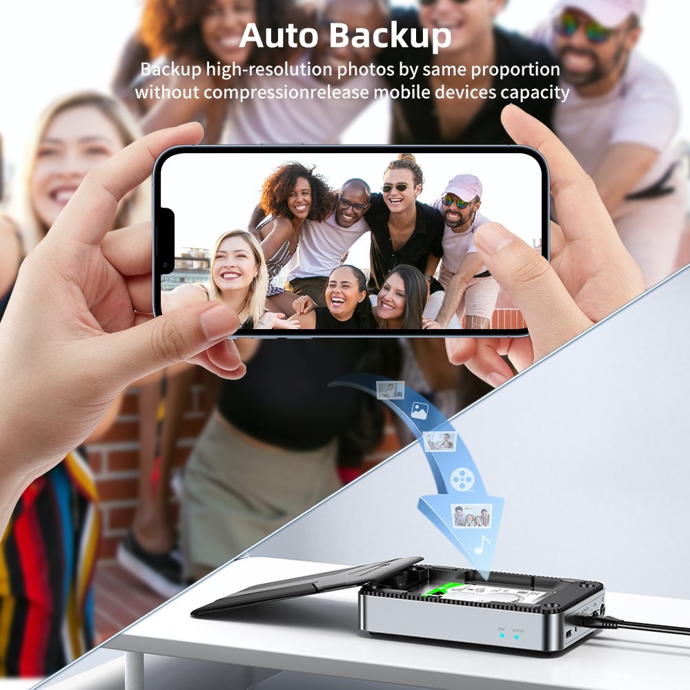 Yottamaster 3.5 inch SATA HDD Network Storage Hard Drive Enclosure NAS Private Cloud Storage with