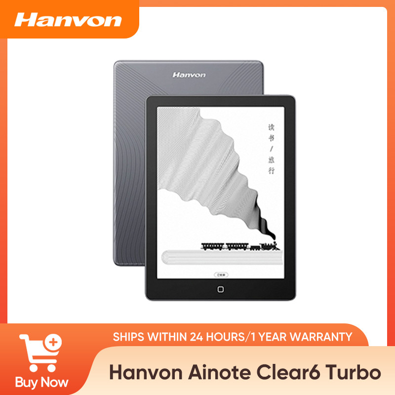 Hanvon Clear6 Turbo 6" E Ink Android Tablet w/ Qualcomm Octa-Core CPU for Reading, Comics &