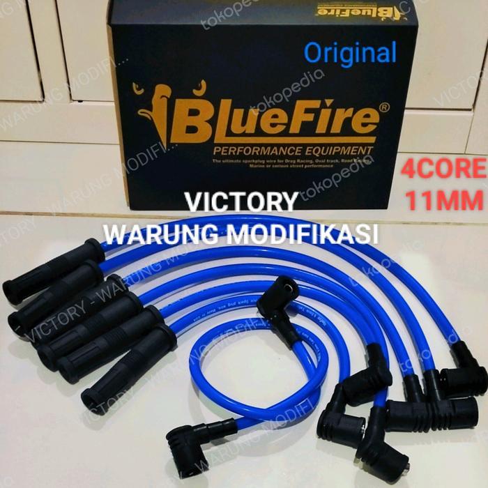 kabel busi racing hartop merk bluefire 4core