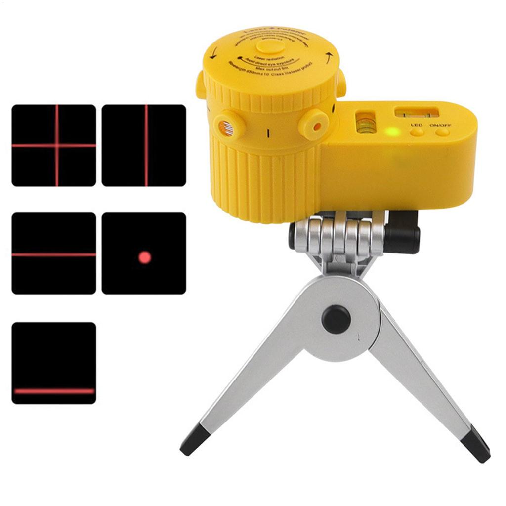 5line Laser Level With Tripod Foldable Self-leveling Laser Level 5 Line Standing Auto Sensor