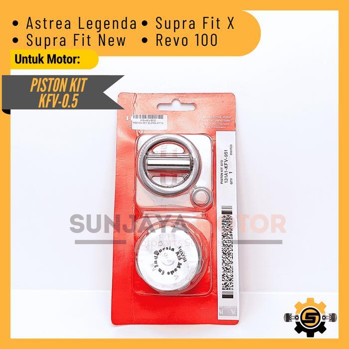 Piston Kit Original Honda Kfv Seher Astrea Legenda Supra Fit New Revo Lama 100 Supra Fit X Ori Ahm
