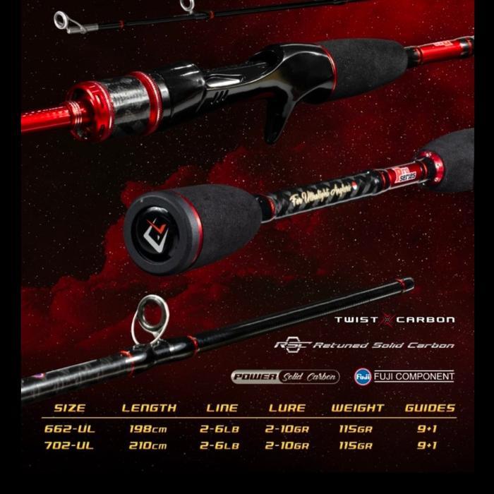 Ready joran daido emperor pro series bc 662 atau 702 fuji type bc tanduk