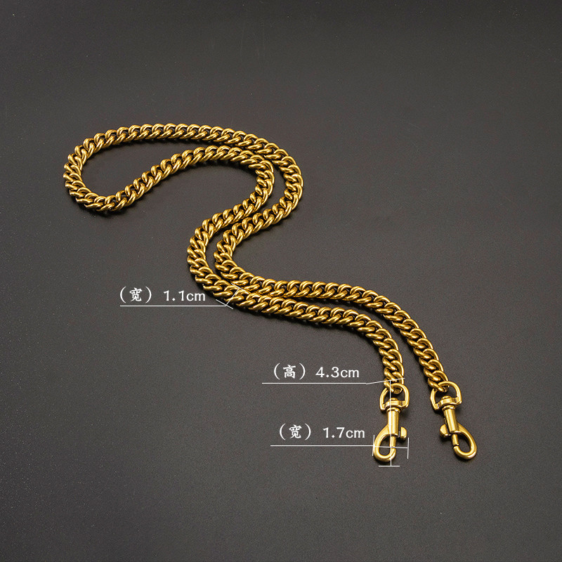 Shoulder Bag Key Chain Bag Women Messenger Bag Strap Replacement Bags Chain Gold Color Bag Parts