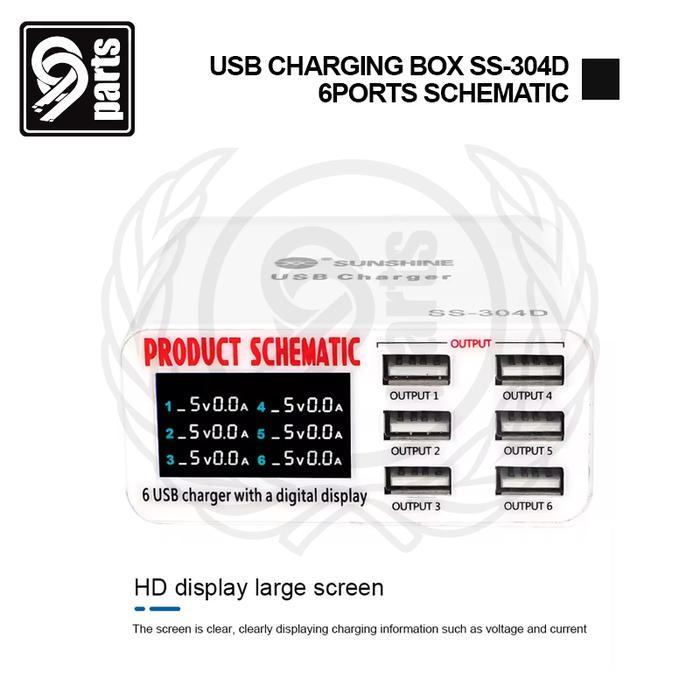 Usb Charging Sunshine Ss-304D 6 Port / Usb Charging Schematic Sunshine 304D 6Port Ready