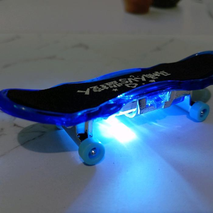 Mainan Anak Skateboard Mini Nyala - Skateboard Jari - Finger skateboard