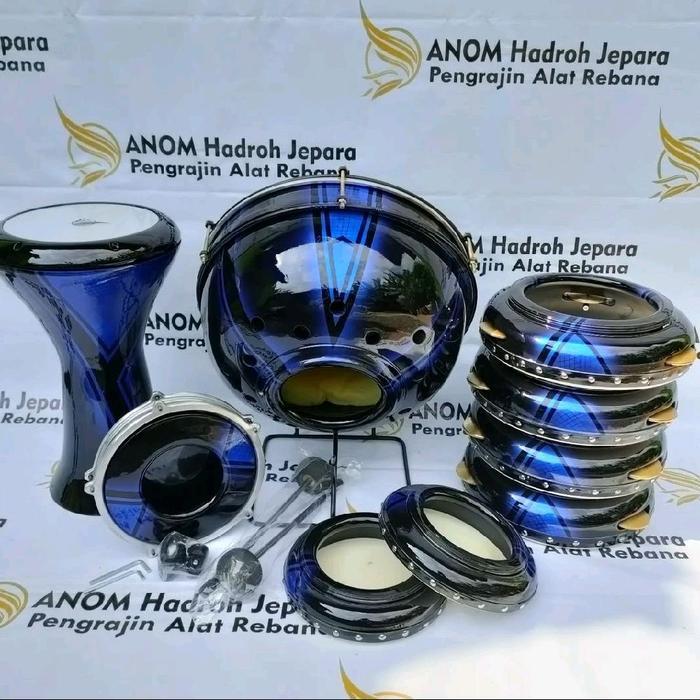 PROMO Alat hadroh 1 Set Asli Jepara ANOM Hadroh Jepara Bass Kayu
