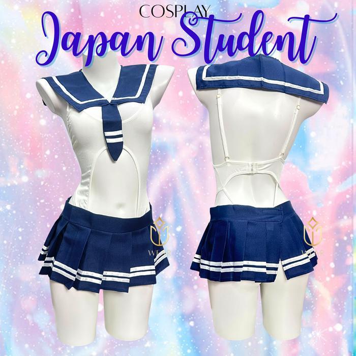 Diskon LINGERIE COSPLAY STUDENT / LINGERIE HOT OPEN CROTCH COSTUM UNIFORM New