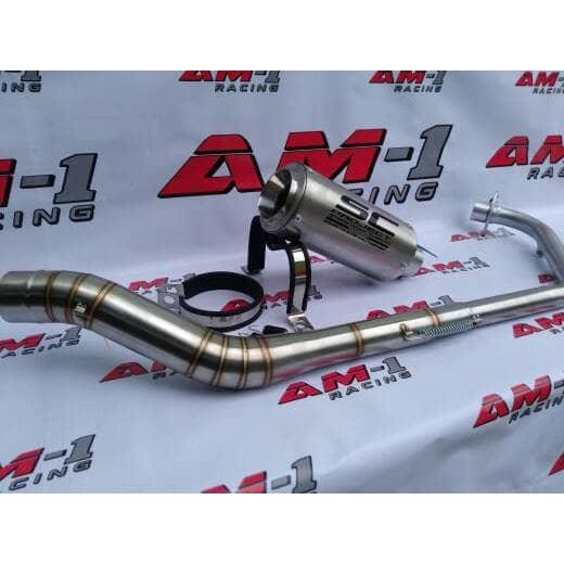 Knalpot SC Project Fullset Yamaha Byson fi/Injeksi/Karbu/Xabre New