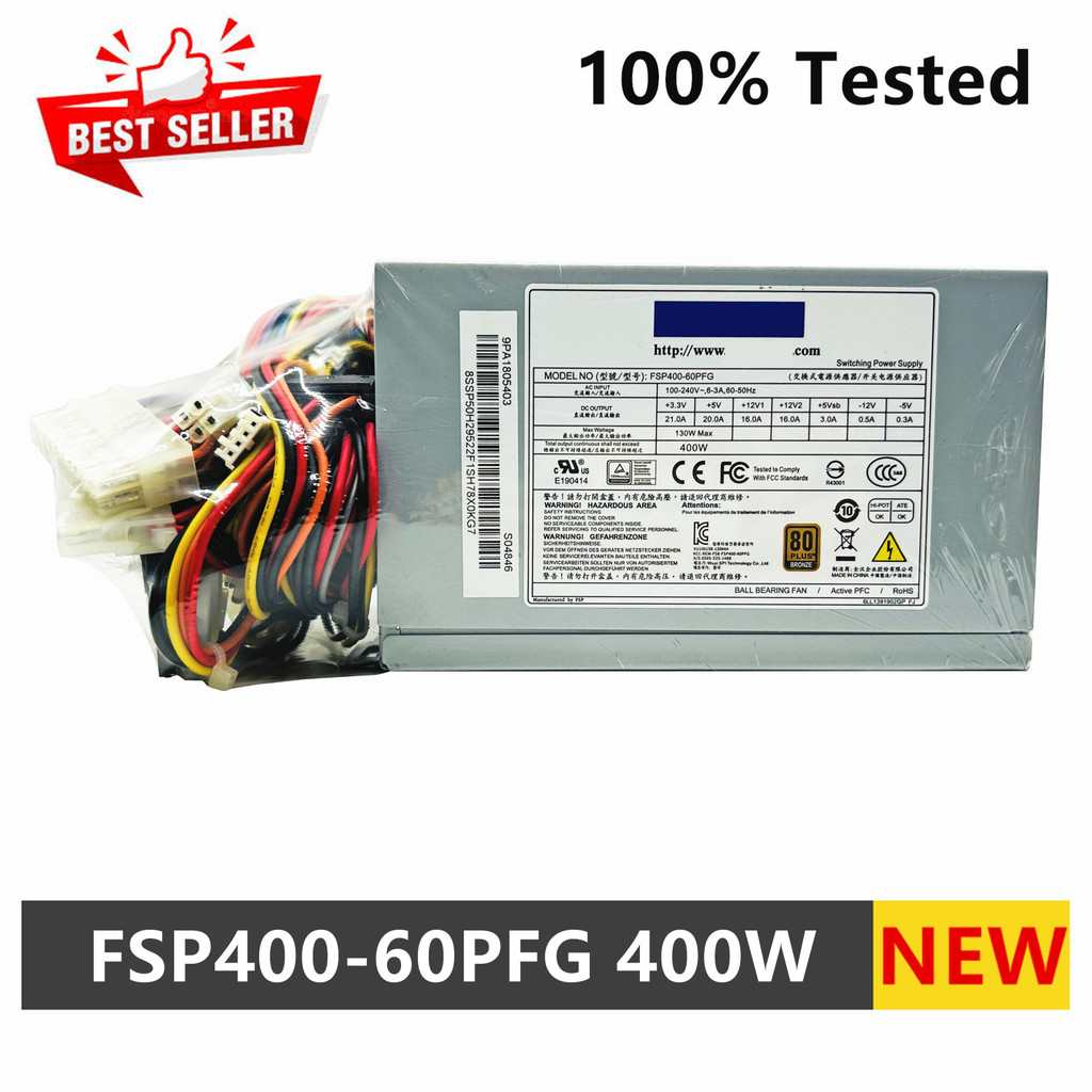 New Original For Advantech PSU FSP400-60PFG PS8-400ATX-ZBE 400W Power Supply 100% Tested