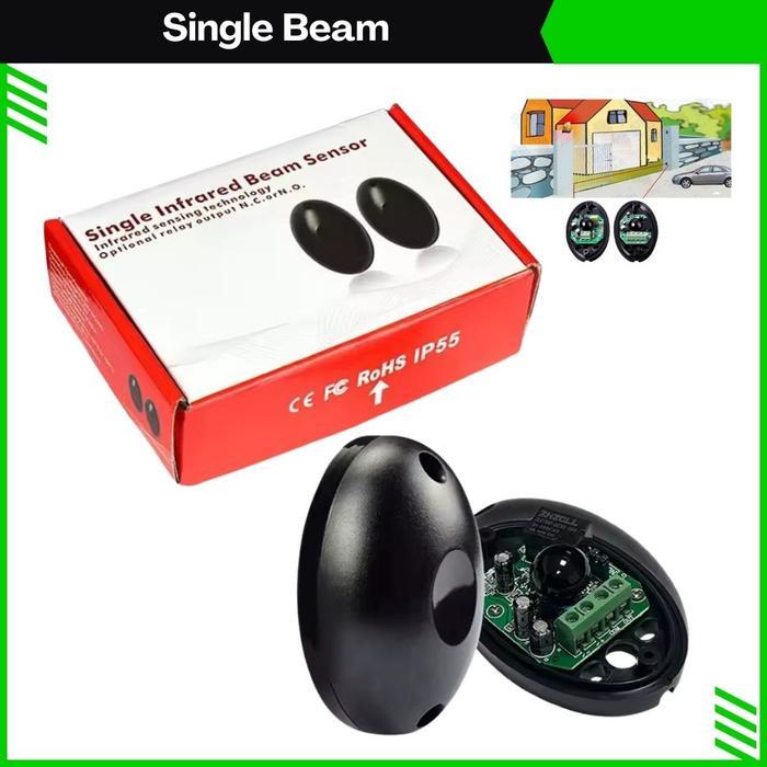 Photoelectric beam infrared sensor laser photobeam alarm single beam sensor gerak *
