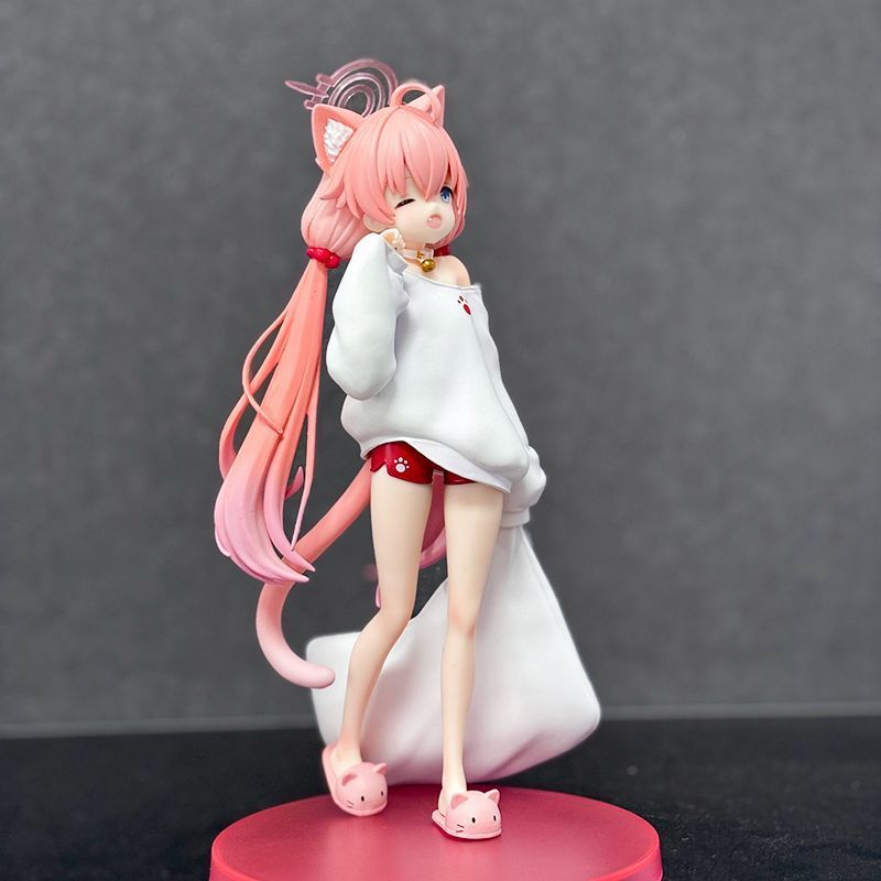 20cm Blue Archive Takanashi Hoshino In Pajamas Game Girl Figure Model Statue Boys Collection Desktop