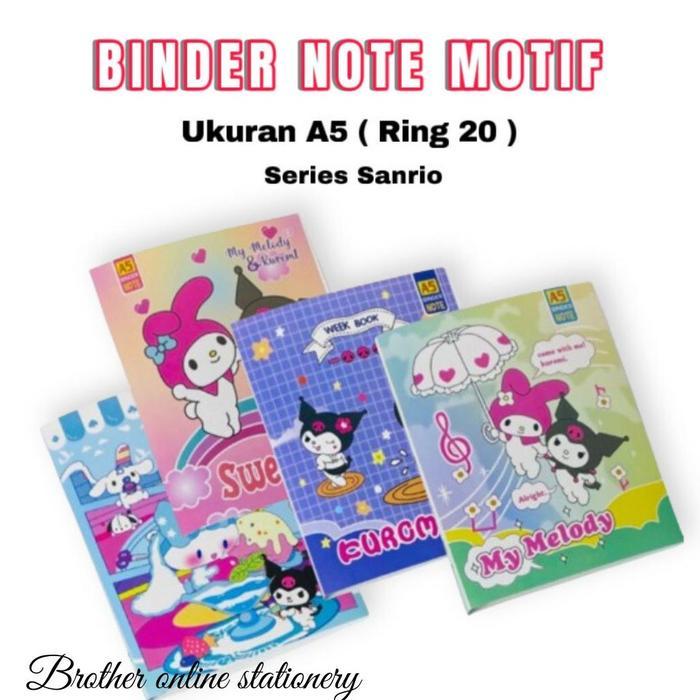 BOS Binder Note A5/Buku Ring Besi/Buku Spiral/Spiral Book Paper *