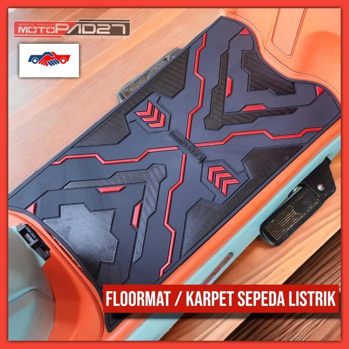 Ready karpet pijakan kaki sepeda listrik uwinfly exotic T3 pro motopad27