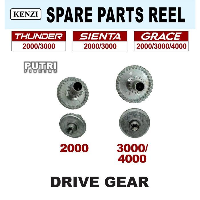 SPAREPART REEL KENZI THUNDER SIENTA GRACE 2000 3000 4000 Komponen Parts Gulungan Pancing - Part Reel