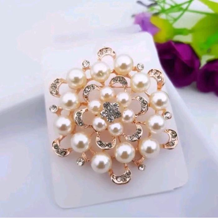 Bros Hijab/Pin Hijab/Bros Mewah Dan Elegan/Bros Hijab Import Mewah/Bros Pin/ Bros Dada Mewah Dan