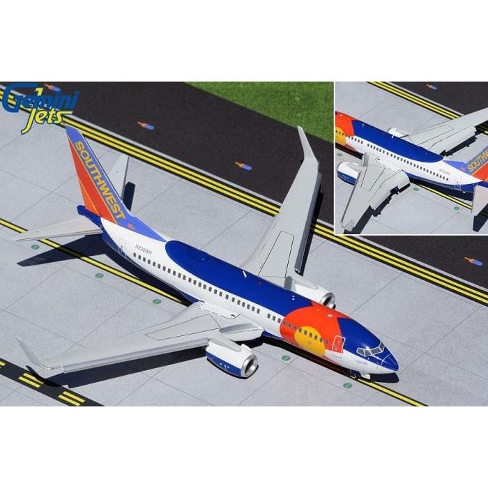 Gemini Jets Southwest Airlines B737-700 N230WN Colorado One Flaps Down