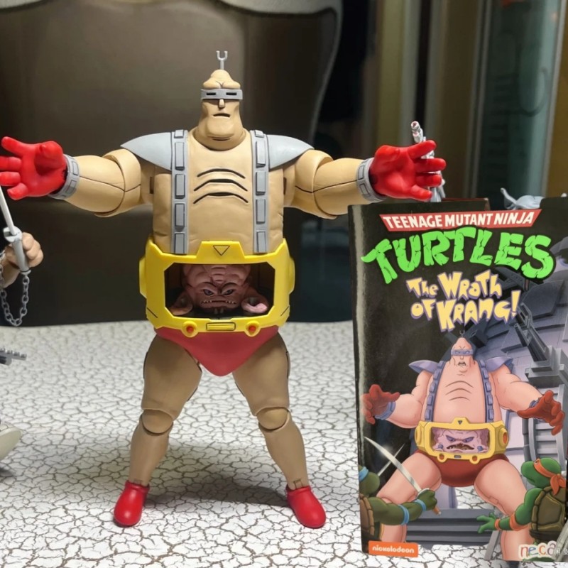 Original Neca The Wrath Of Krang 54157 Teenage Mutant Ninja Turtles 7 Inch Action Figure Robot Anima