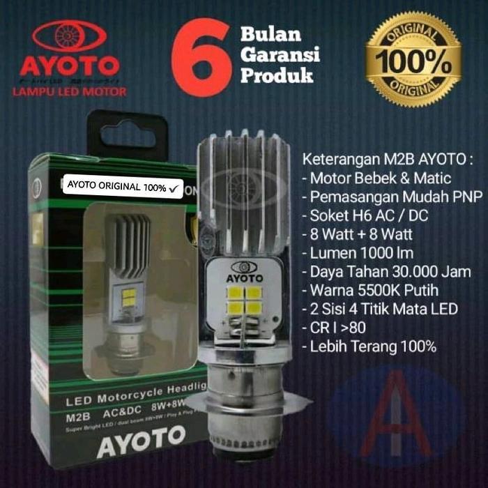 LAMPU LED DEPAN AYOTO ORIGINAL MOTOR BEAT/VARIO/BEAT STREET/SATRIA