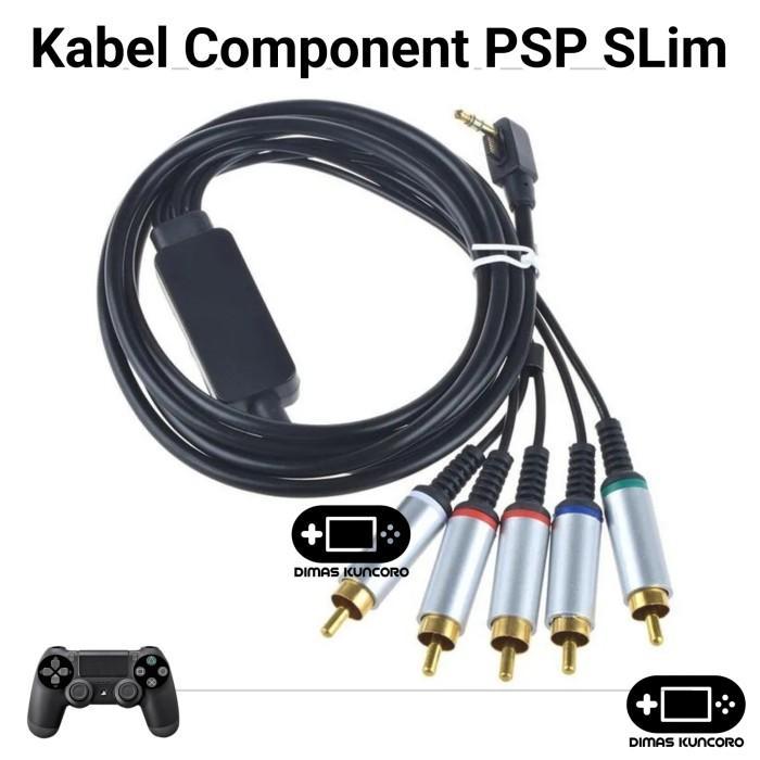 KABEL COMPONENT PSP SLIM COMPONEN TV AV SERI PSP SLIM 2000 3000