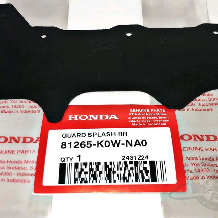 KARET PENAHAN LUMPUR SPAKBOR BAWAH MOTOR MUDFLAP BODY PROTECTOR COVER HONDA ADV 160 ORIGINAL GUARD