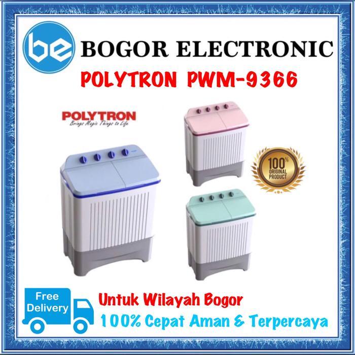 MESIN CUCI POLYTRON 9KG MESIN CUCI POLYTRON PWM9366 PWM 9366