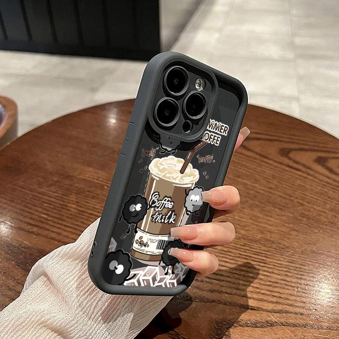 Casing Hp Untuk Realme 7I Realme C17 Case Sarung Hp Pola Kopi Casing Pelindung Silikon Kesing Lunak