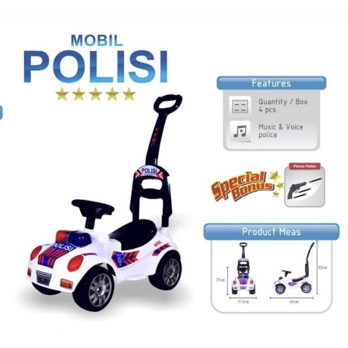 Hot Wheels - Mobil Dorong Polisi / Mobilan Polisi