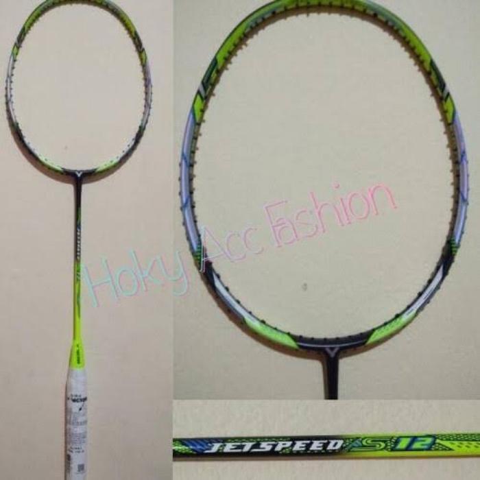 RAKET BADMINTON VICTOR JETSPEED S12 MADE IN TAIWAN 30LBS FREE TAS GRIP BISA GOSEND