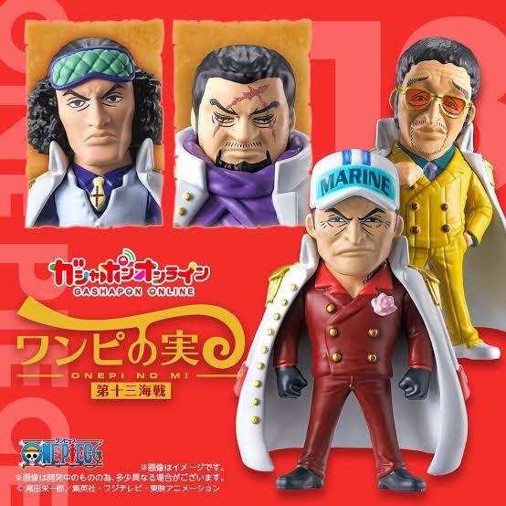 HOT SALE GASHAPON ONE PIECE ONEPI ADMIRAL VOL 13 - KIZARU AOKIJI ISSHO AKAINU TERMURAH