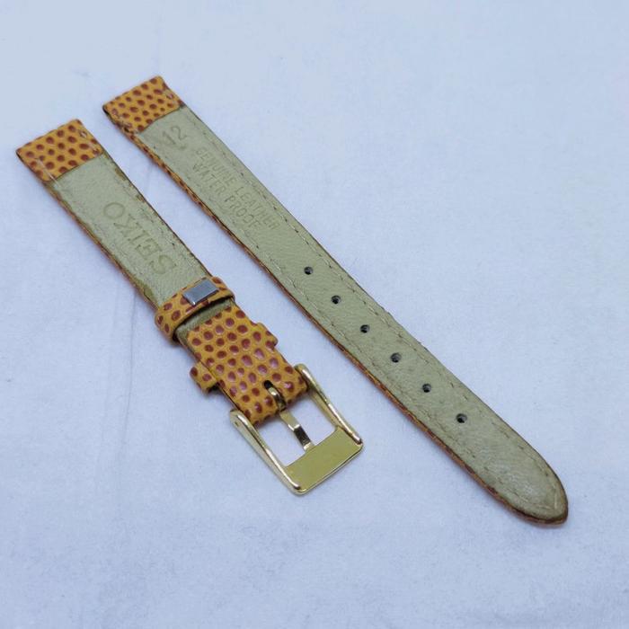 Seiko leatherstrap ladies 12mm buckle strap kulit jam tangan wanita