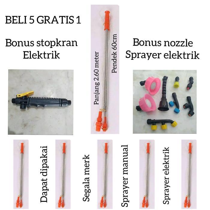 stik sprayer elektrik panjang 2.5 meter
