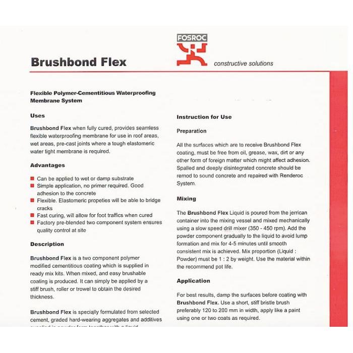 Fosroc Waterproofing Brushbond Flex #Gratisongkir