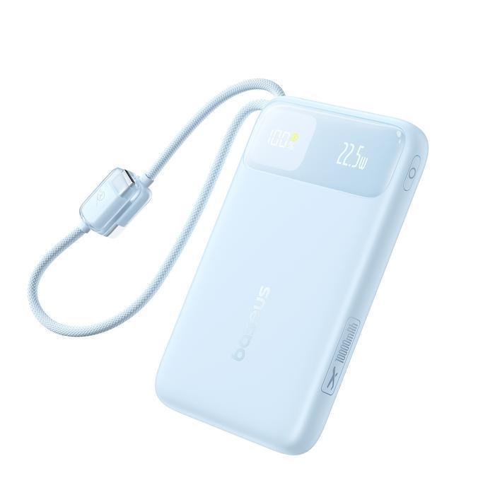 Baseus EnerFill FC11 10000mAh 22.5W Fast Charging Power Bank with Built-in Type- C + Lightning