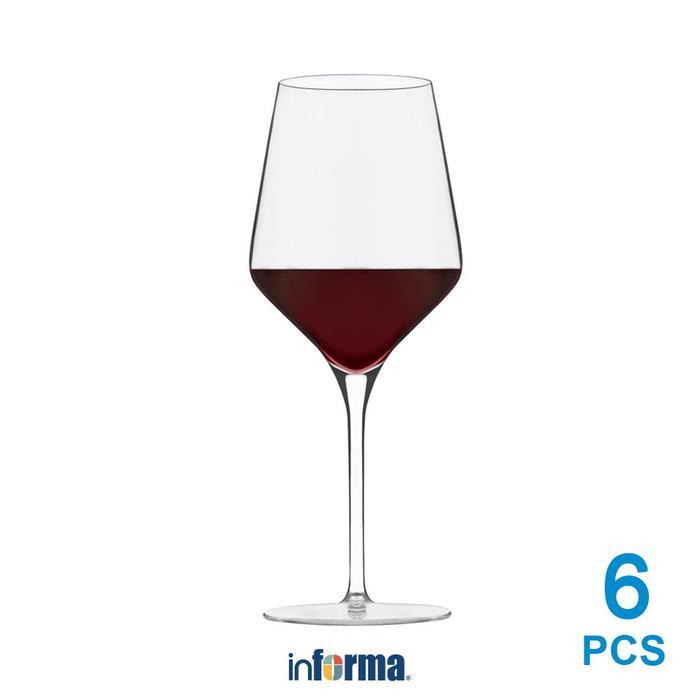 Informa Libbey 350 Ml Set 6 Pcs Brilliance Gelas Wine Piala Minuman Perlengkapan Bar Peralatan Pesta