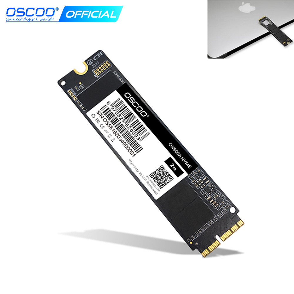 OSCOO 256GB 512GB 1TB 2TB SSD for 2013-2017 Macbook Air A1465 A1466 & Macbook Pro A1502 A1398 1TB