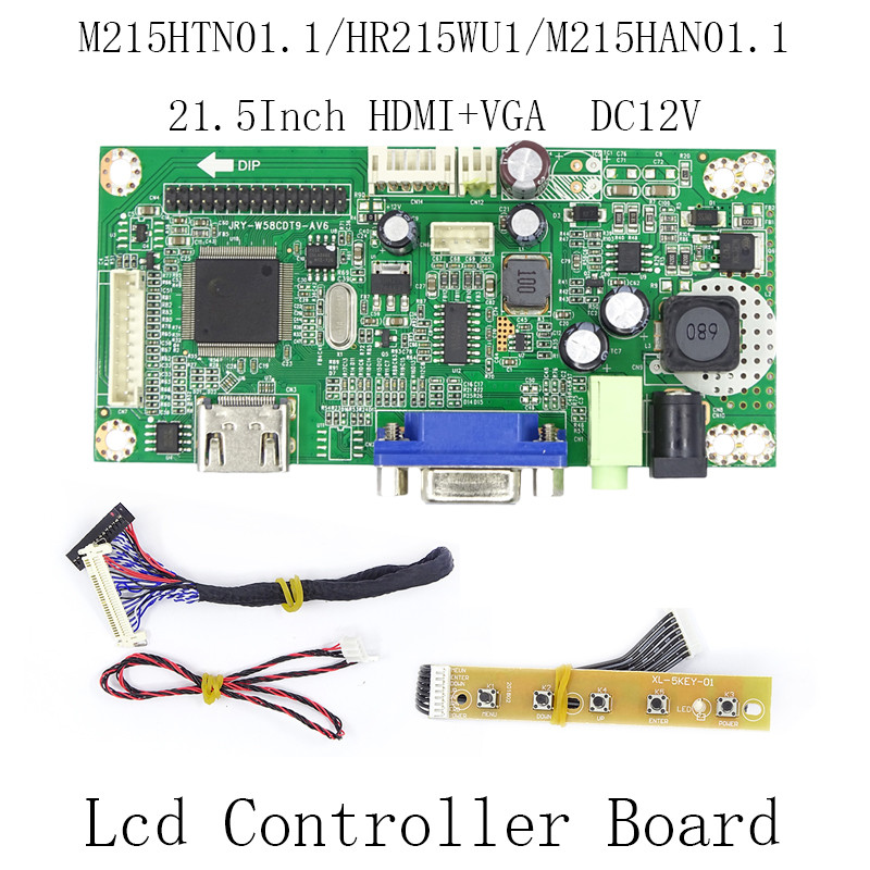 M215HTN01.1/HR215WU1/M215HAN01.1 LCD Controller Board 21.5Inch HDMI and VGA DC12V 30pin LVDS LED