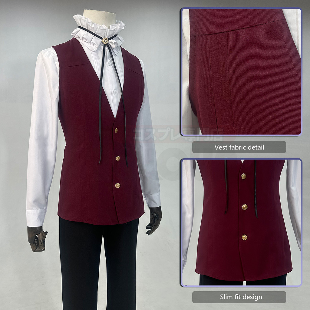 Holoun Diabolik Lovers Anime Sakamaki Ayat Kanato Cosplay Costume Halloween Uniform Embroidery Suit