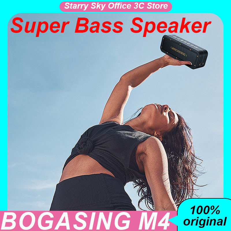 BOGASING M4 40W Bluetooth Speaker Subwoofer Portable Outdoor IPX7 Waterproof Home Use DSP Chip