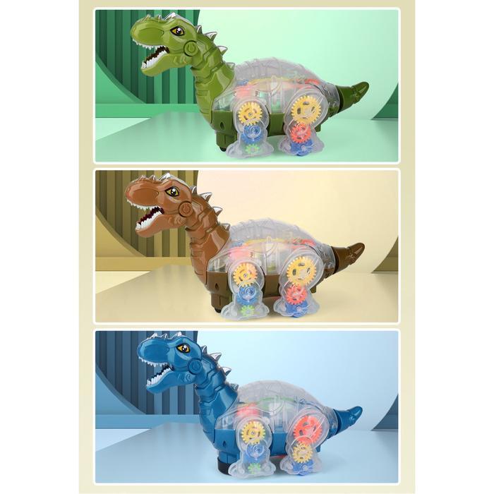 Happytoys.888 #B82 Mainan Dinosaurus Gear / Mainan Triceratops Gear / Mainan Tyrannosaurus Gear /