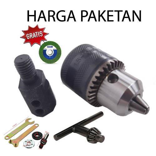 Teson Adaptor Kepala Bor Chuck Mesin Jahit Jait Arbor 6Mm Konektor Mandrel Gerinda M8 M108 775 Dc