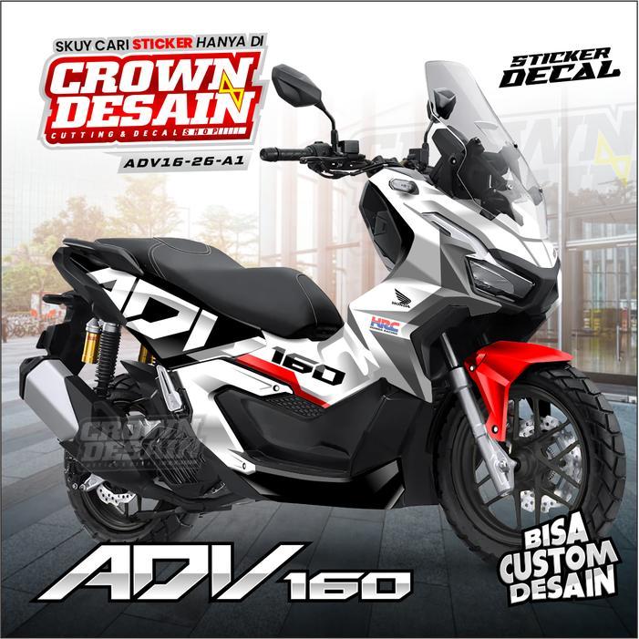 Decal Aksesoris Motor Adv 160 / Stiker Decal Full Body Adv 160 - Adv16