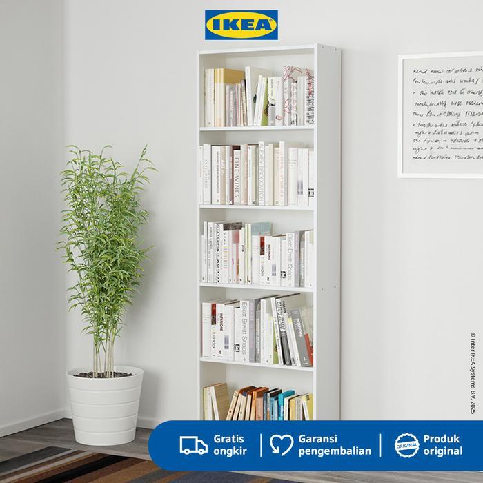 Premium Ikea Gersby Rak Buku Putih 60X180Cm Furniture Original
