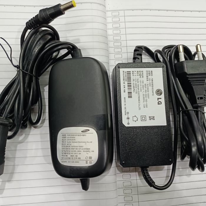 5Pcs Adaptor 3A 12V Lg Korea