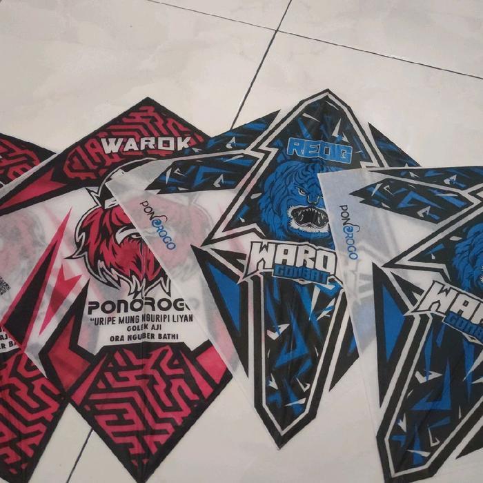 Warok Redo Layangan Warok Produk Ponorogo dengan Desain Khas Warok Redo Berbagai Jenis Layangan Unik