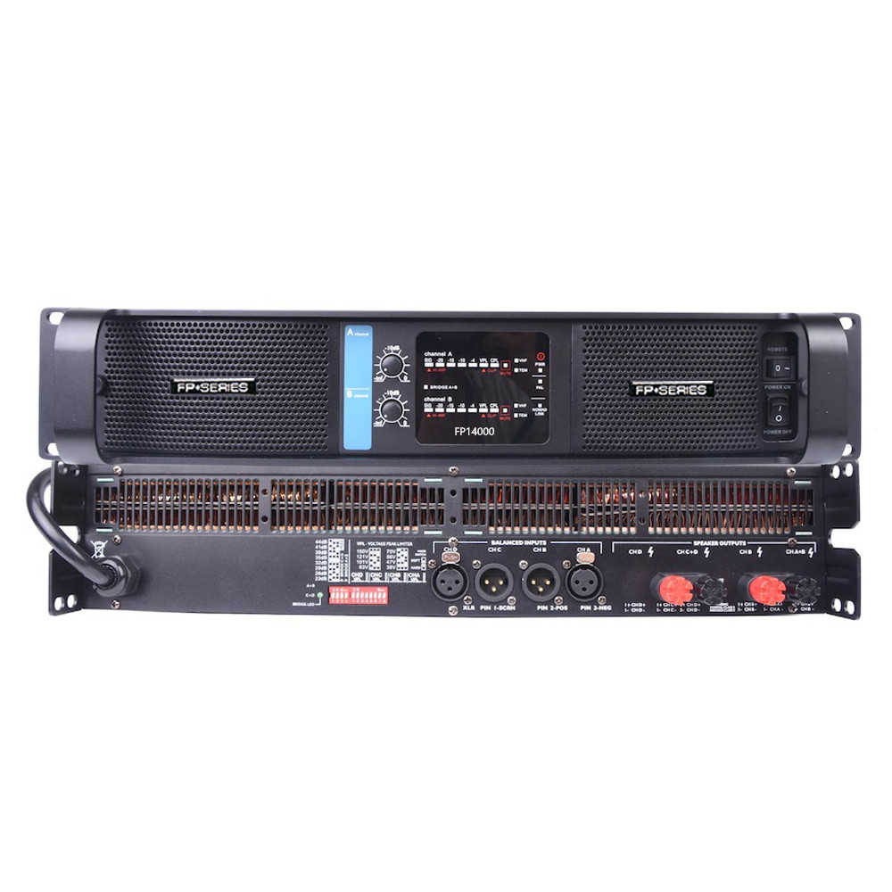 FP14000 Class TD Power Amplifier 2 Channels Stage Audio Amplifiers For DJ Club Live Show Subwoofer