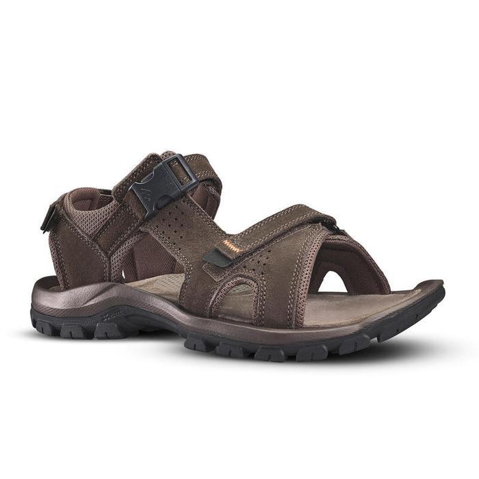 NEW PORODUK DECATHLON QUECHUA SENDAL HIKING KULIT PRIA NH120 SANDAL HIKING PRIA NH120 - 8583436