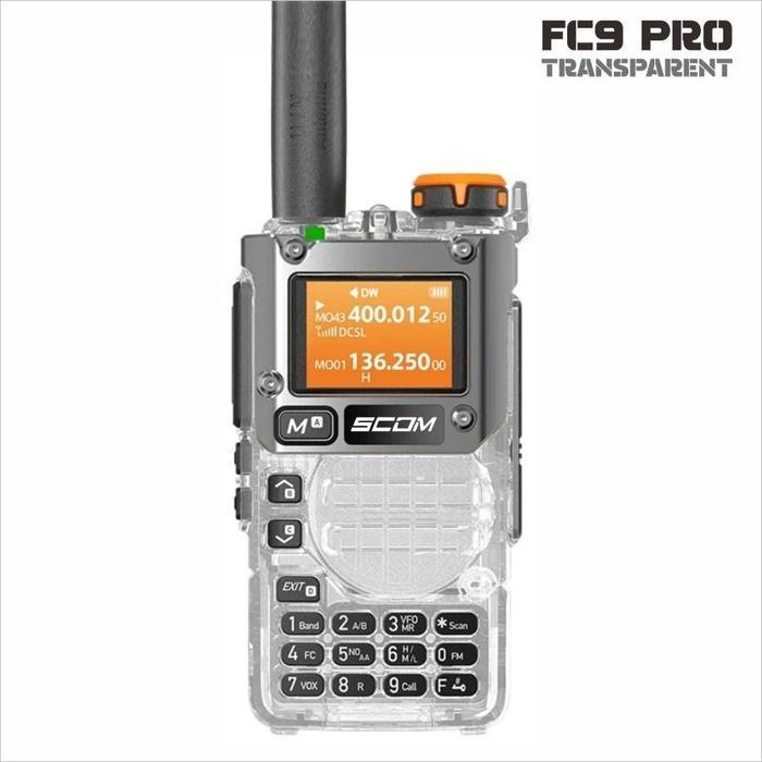 ht scom fc9 pro handy talky vhf uhf handy talky
