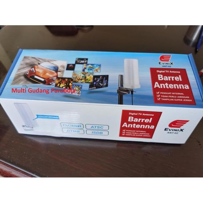 Antena UHF Digital Outdoor Indoor Evinix ANT 02 Antena Barrel