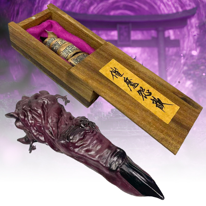 Ryomen Sukuna Finger Box Figurine Anime Jujutsu Kaisen Cursed Finger Sculpture Livingroom Decor Home