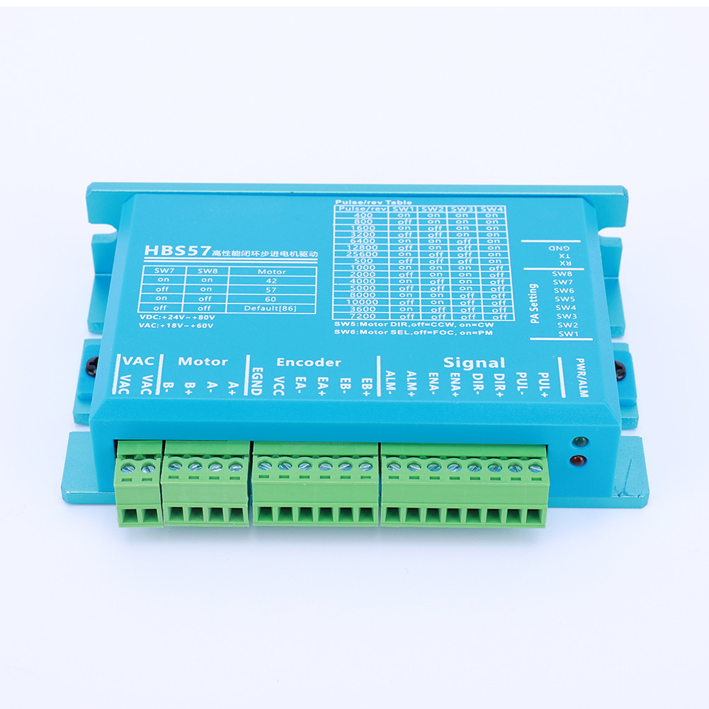 HBS57 Stepper Motor Driver AC20-80V/DC24-70V Stepper Motor Driver Controller Encoder 1000 Lines